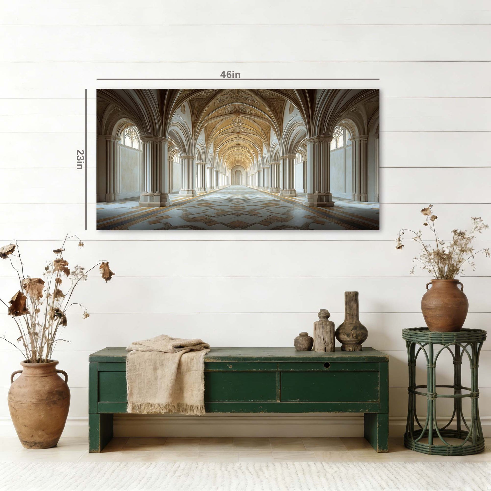 Gray Mysterious Horror Canvas Wall Art for Living Room Prints Artwork Bedroom Office Decor