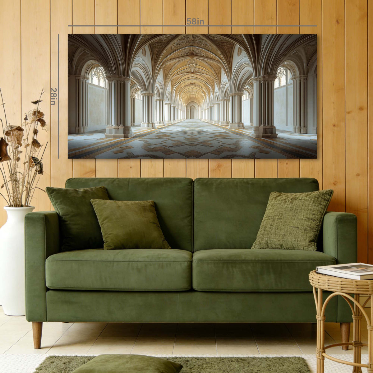Gray Mysterious Horror Canvas Wall Art for Living Room Prints Artwork Bedroom Office Decor