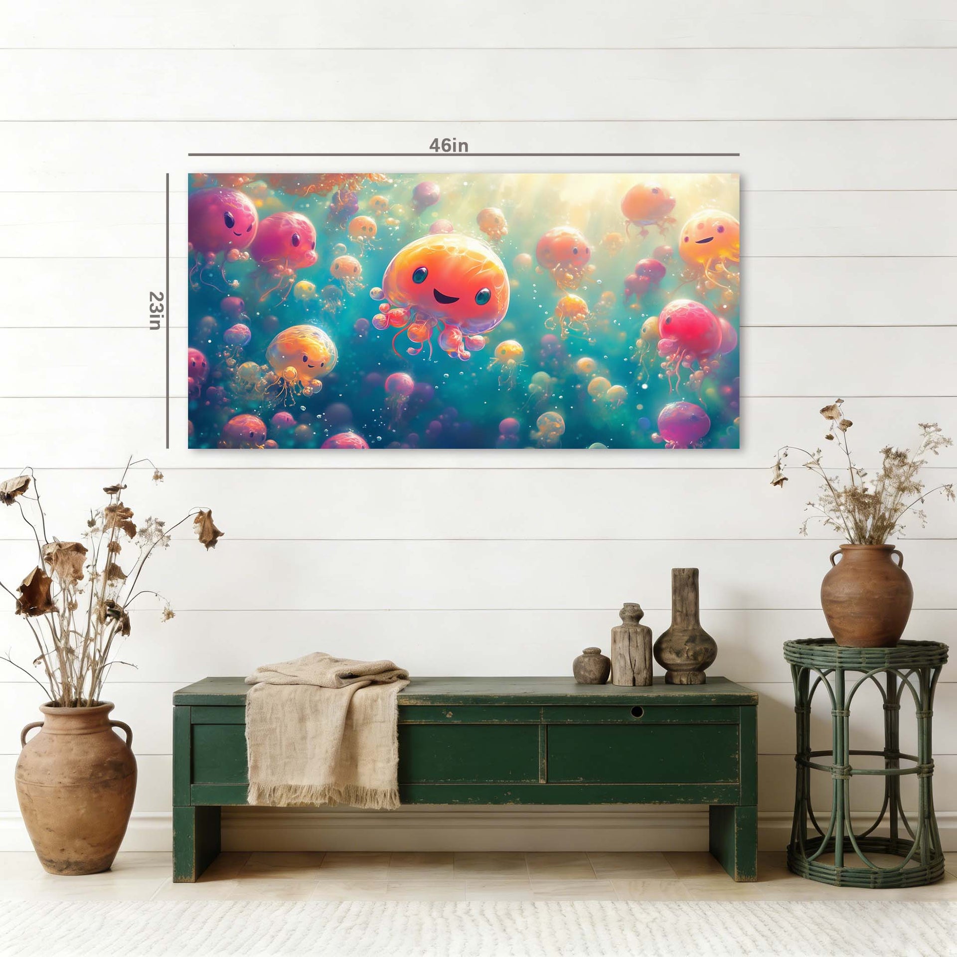 Pink Wildlife Nature Canvas Wall Art for Living Room Prints Artwork Bedroom Office Decor