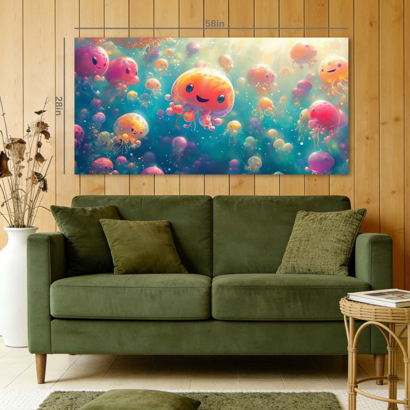 Pink Wildlife Nature Canvas Wall Art for Living Room Prints Artwork Bedroom Office Decor