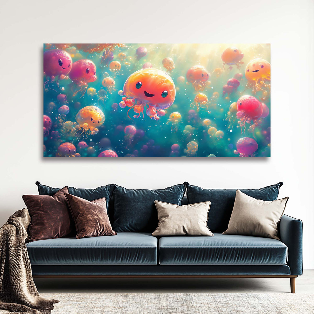 Pink Wildlife Nature Canvas Wall Art for Living Room Prints Artwork Bedroom Office Decor