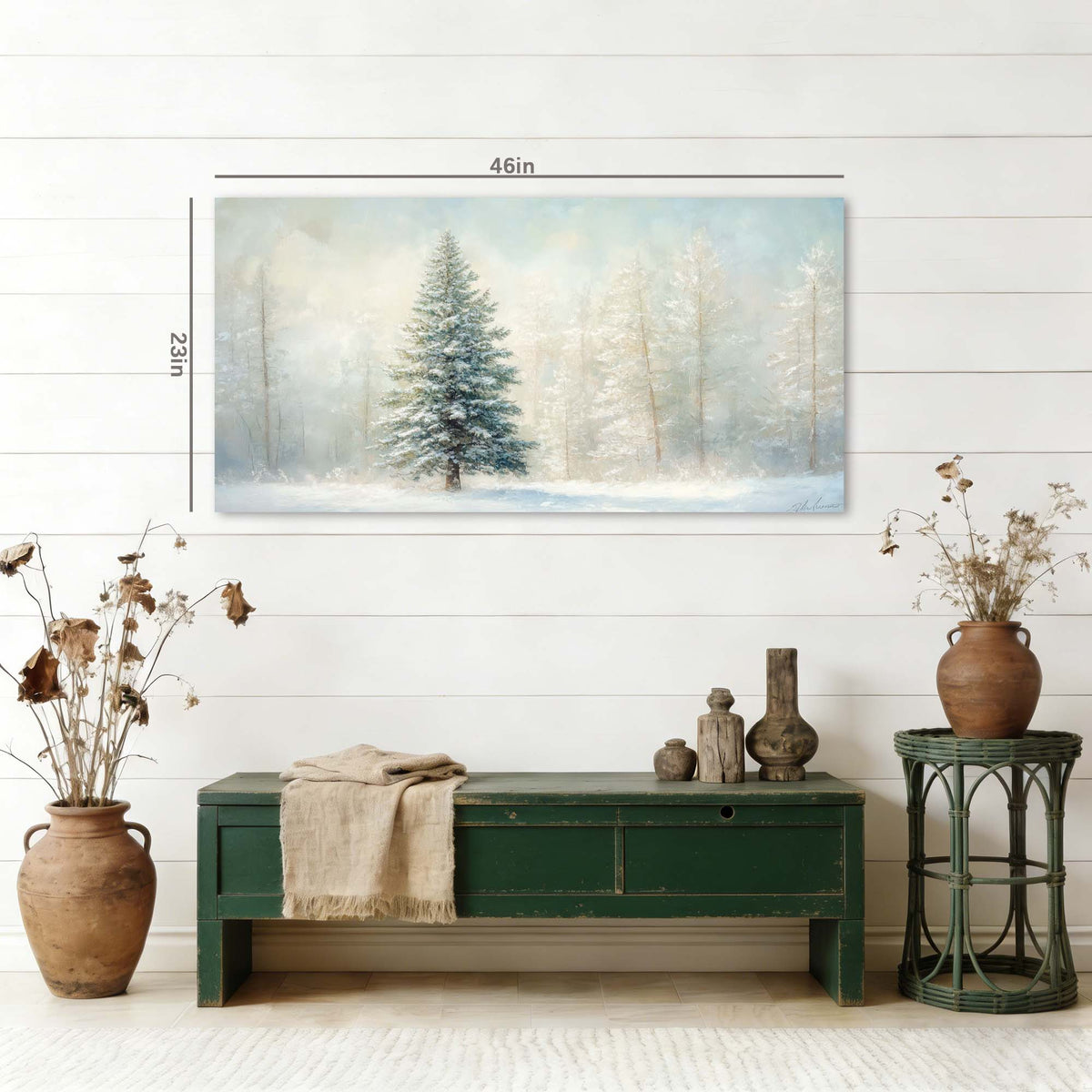 Blue Mysterious Nature Wall Art Canvas Painting Prints Artwor Office Bedroom Living Room Decor