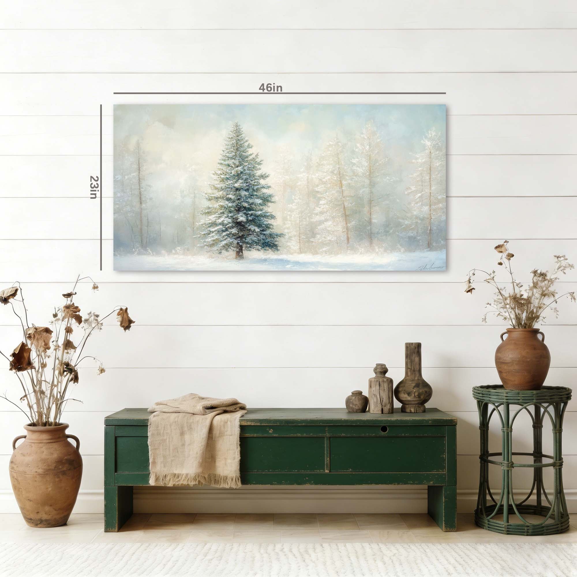 Blue Mysterious Nature Wall Art Canvas Painting Prints Artwor Office Bedroom Living Room Decor