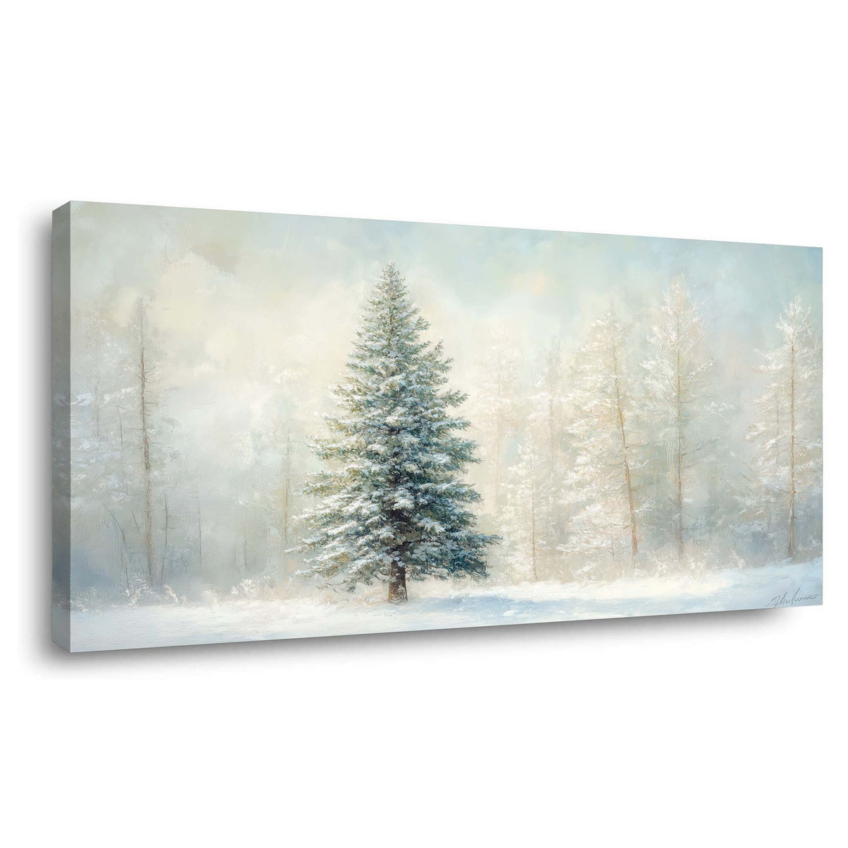 Blue Mysterious Nature Wall Art Canvas Painting Prints Artwor Office Bedroom Living Room Decor