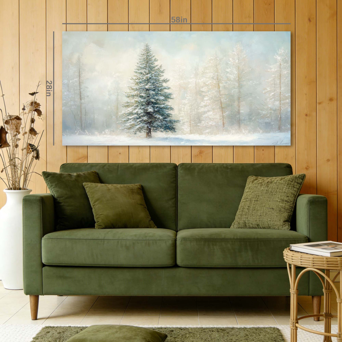 Blue Mysterious Nature Wall Art Canvas Painting Prints Artwor Office Bedroom Living Room Decor