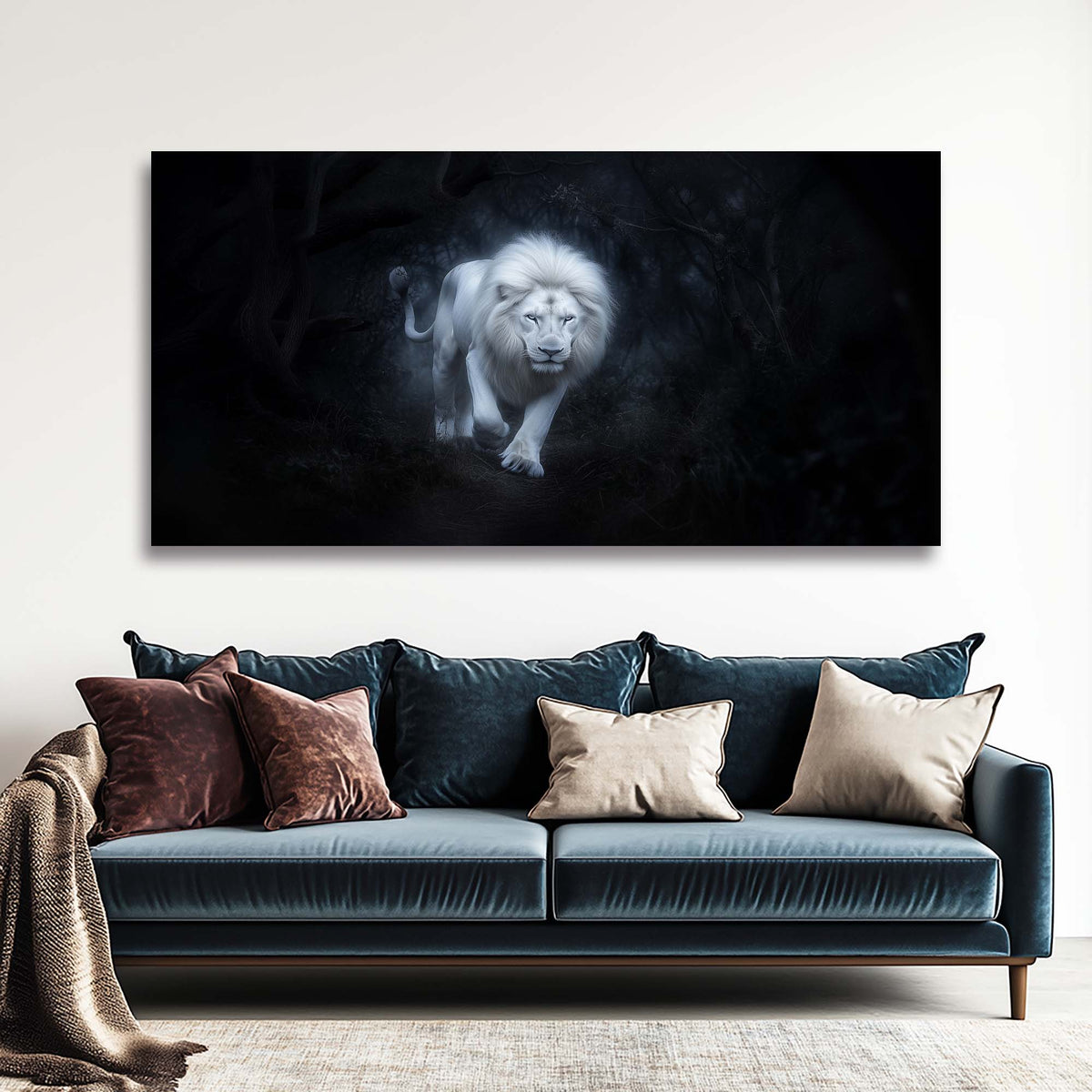 Red Fantasy Nature Canvas Wall Art for Living Room Prints Artwork Bedroom Office Decor