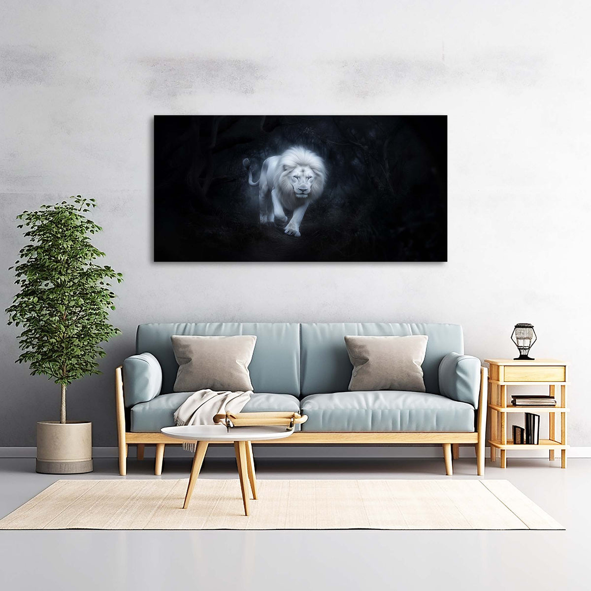 Red Fantasy Nature Canvas Wall Art for Living Room Prints Artwork Bedroom Office Decor