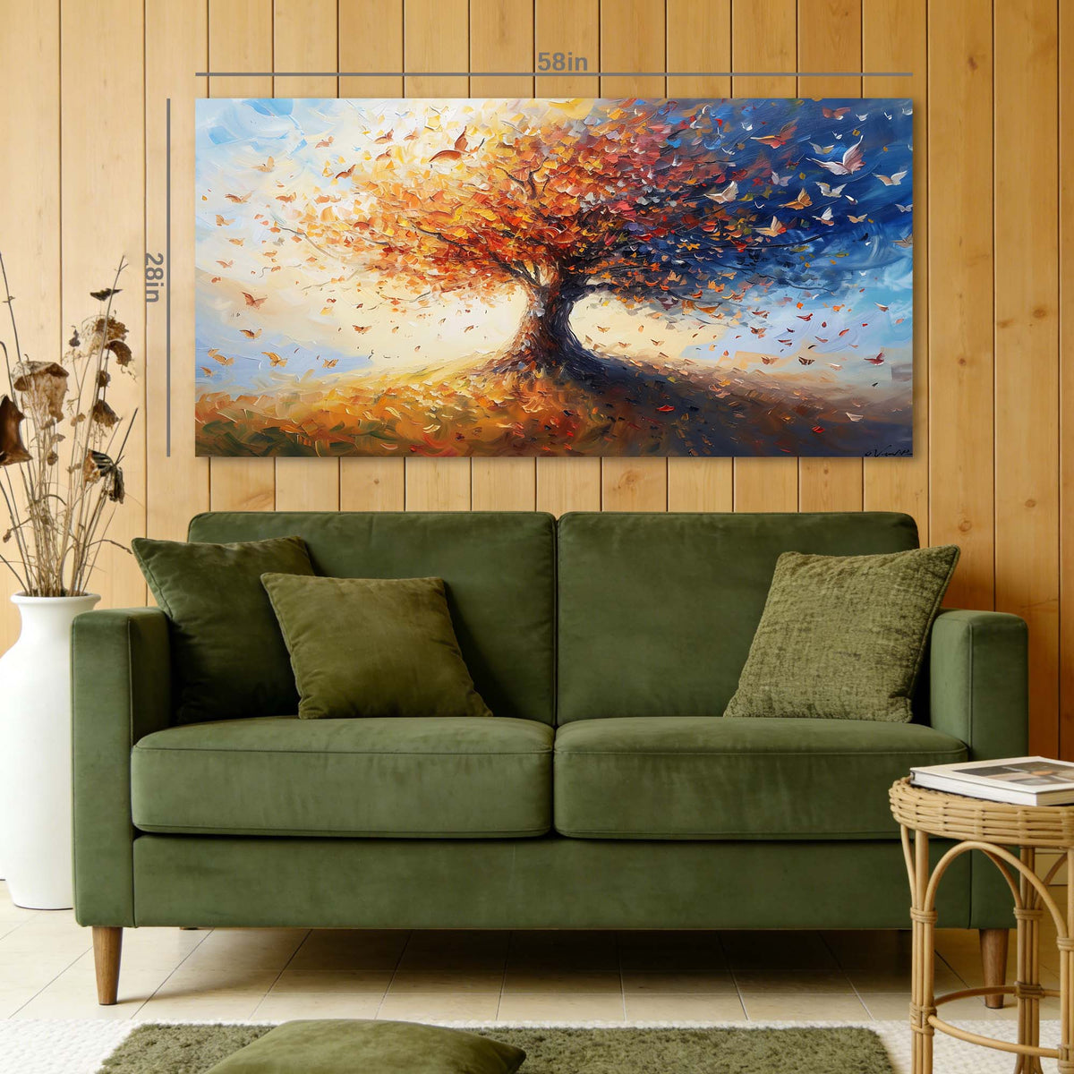 Yellow Wildlife Birds Wall Art for Living Room Canvas Painting Prints Artwork Family Bedroom Office Decor