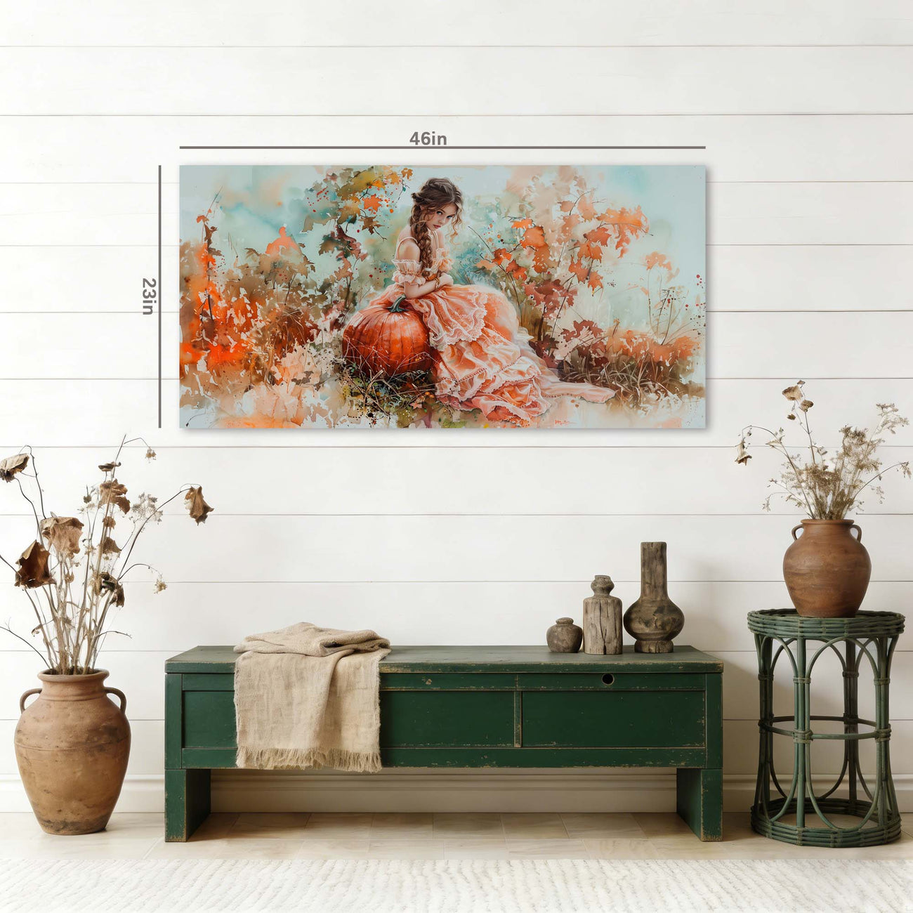 Brown Retro Nature Wall Art Art Deco Painting Prints Canvas Artwork Living Room Family Bedroom Office Decor