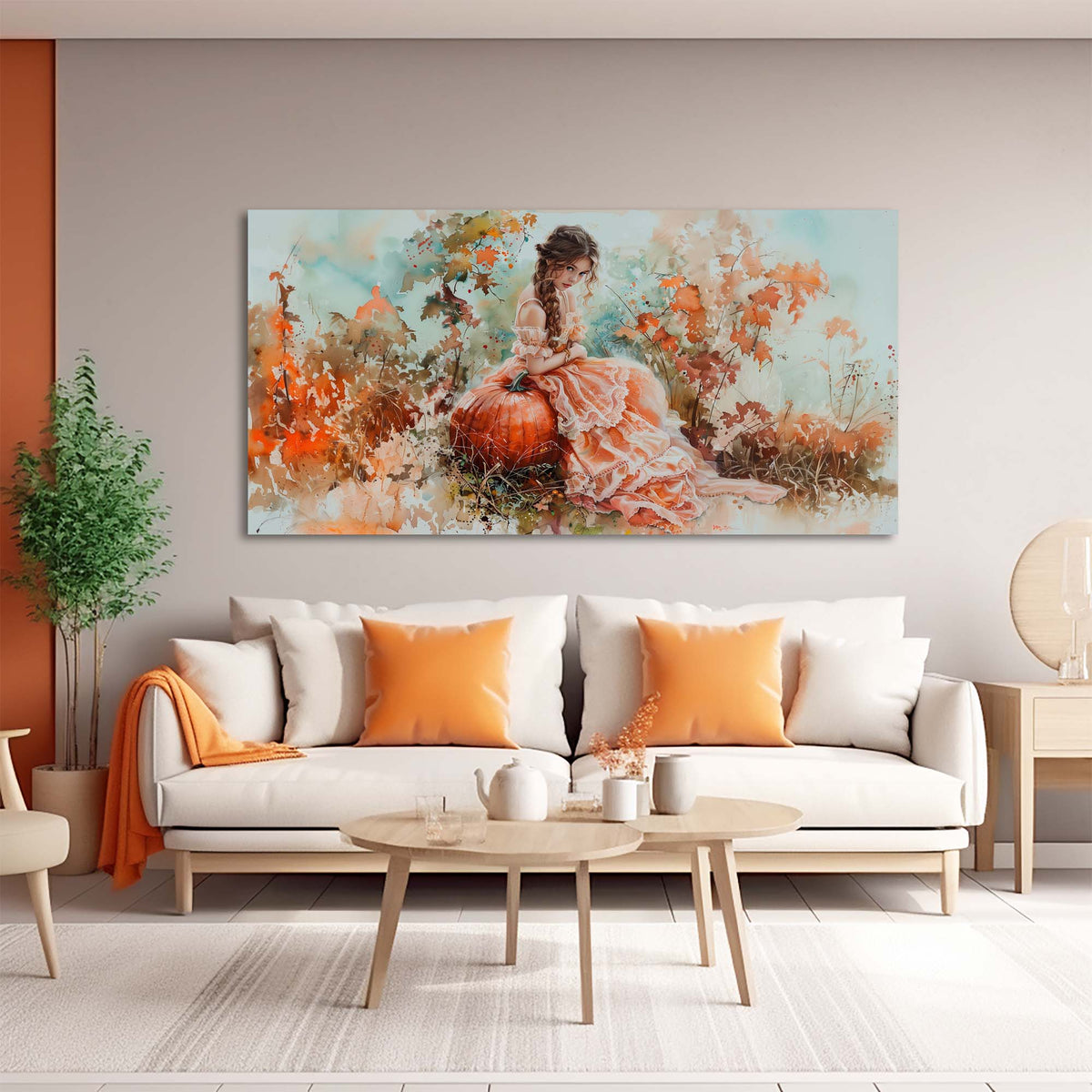 Brown Retro Nature Wall Art Art Deco Painting Prints Canvas Artwork Living Room Family Bedroom Office Decor