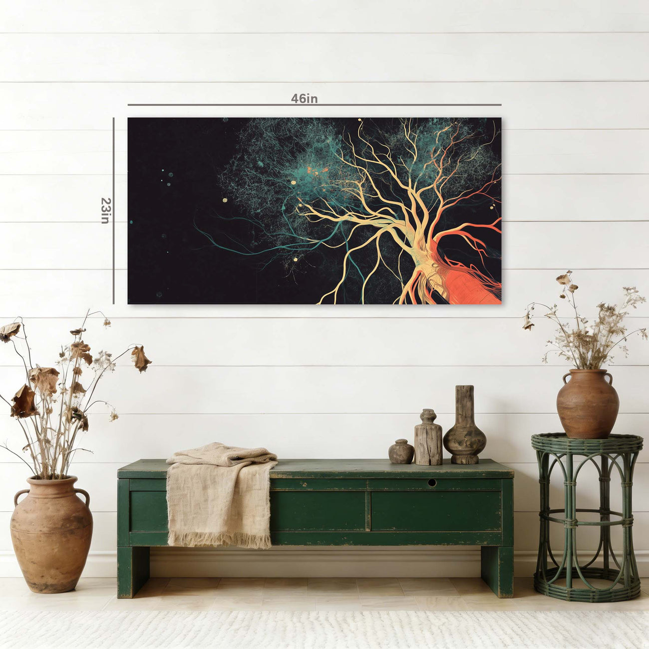 Black Mysterious Horror Wall Art Canvas Painting Prints Artwor Office Bedroom Living Room Decor