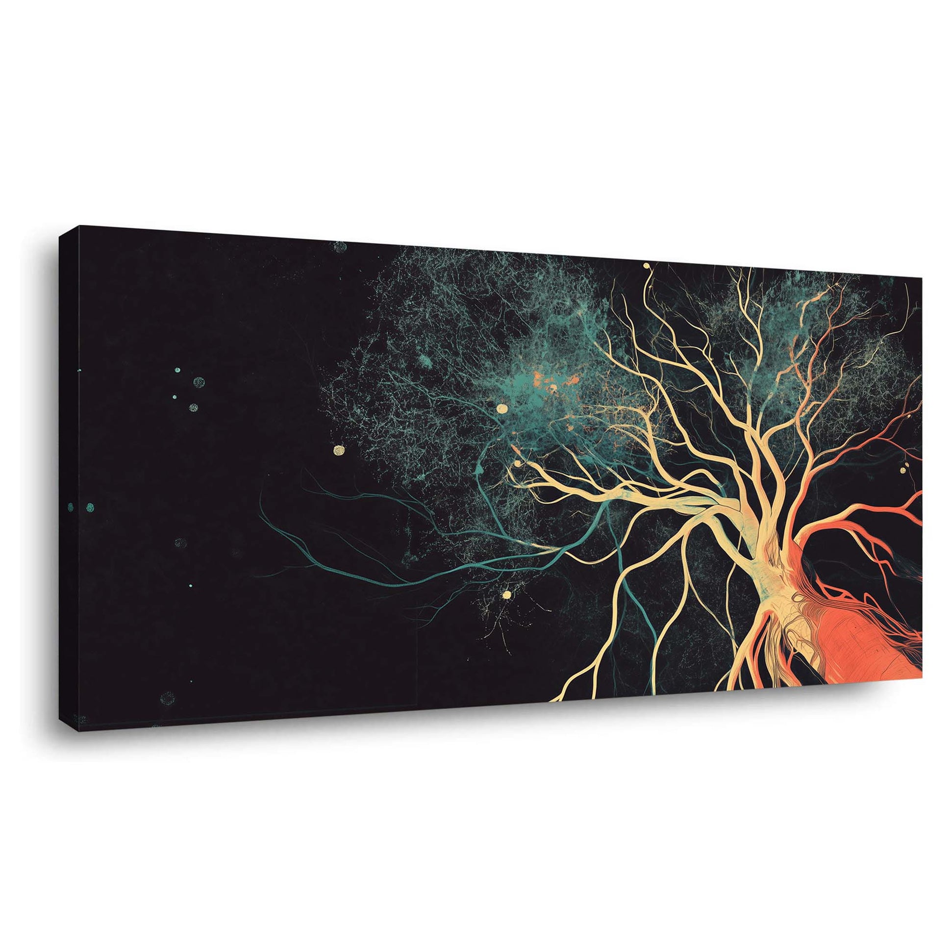 Black Mysterious Horror Wall Art Canvas Painting Prints Artwor Office Bedroom Living Room Decor
