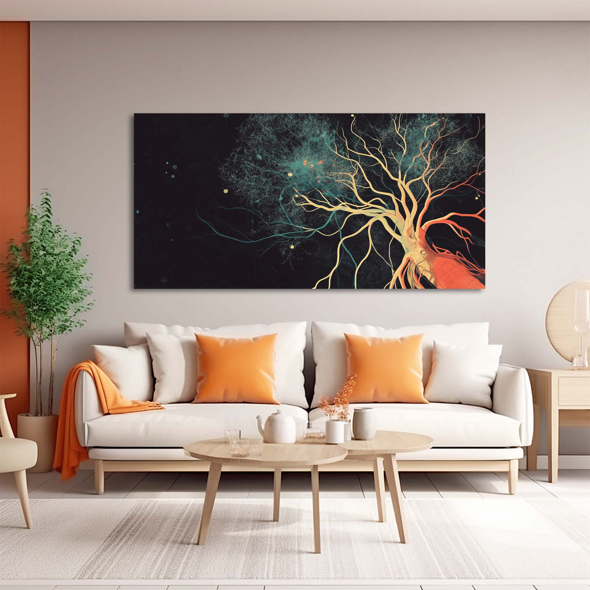 Black Mysterious Horror Wall Art Canvas Painting Prints Artwor Office Bedroom Living Room Decor