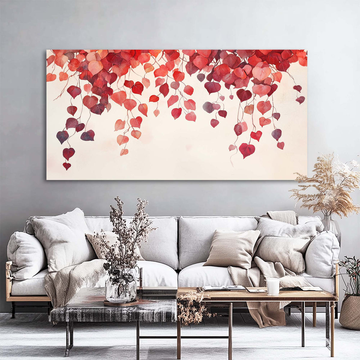 White Wildlife Nature Wall Art for Living Room Canvas Painting Prints Artwork Family Bedroom Office Decor