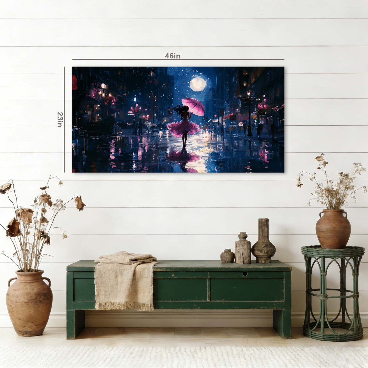 Pink Urban Maps Wall Art for Living Room Canvas Painting Prints Artwork Family Bedroom Office Decor
