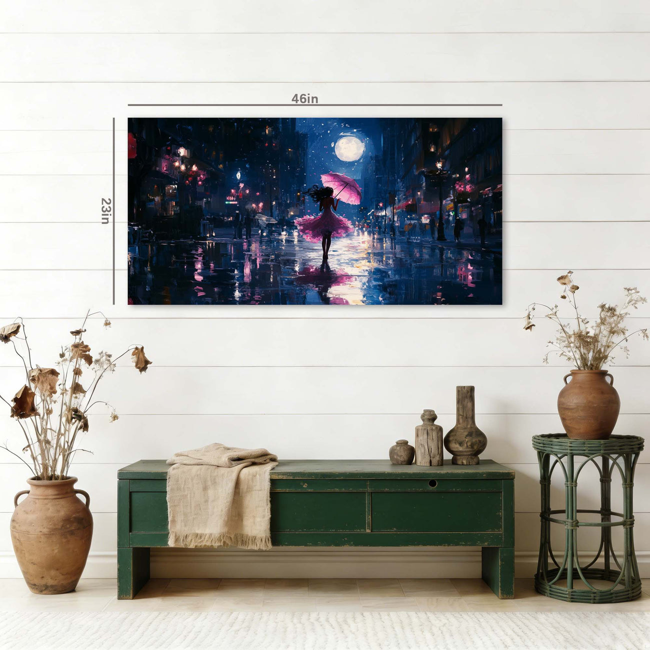 Pink Urban Maps Wall Art for Living Room Canvas Painting Prints Artwork Family Bedroom Office Decor