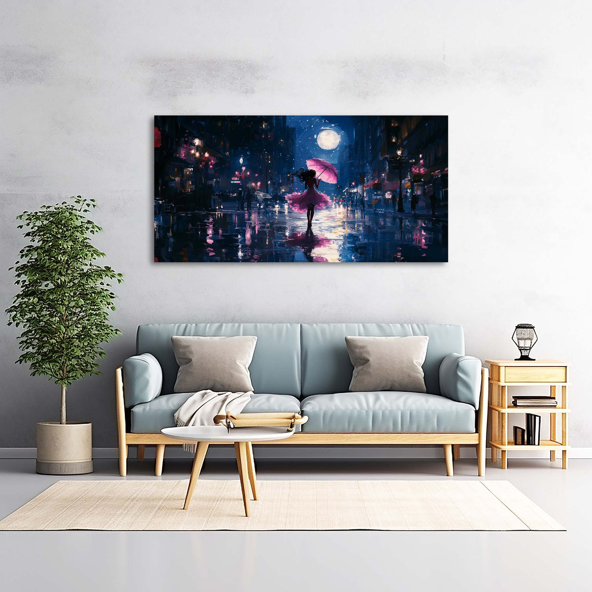 Pink Urban Maps Wall Art for Living Room Canvas Painting Prints Artwork Family Bedroom Office Decor