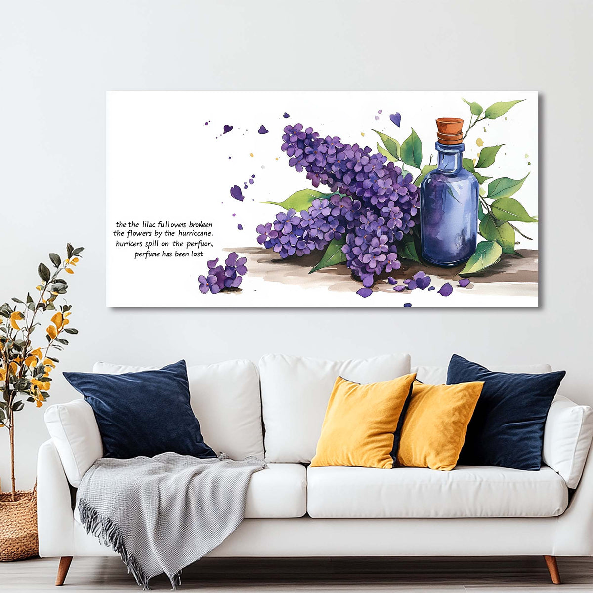 Blue Wildlife Nature Wall Art Art Deco Painting Prints Canvas Artwork Living Room Family Bedroom Office Decor