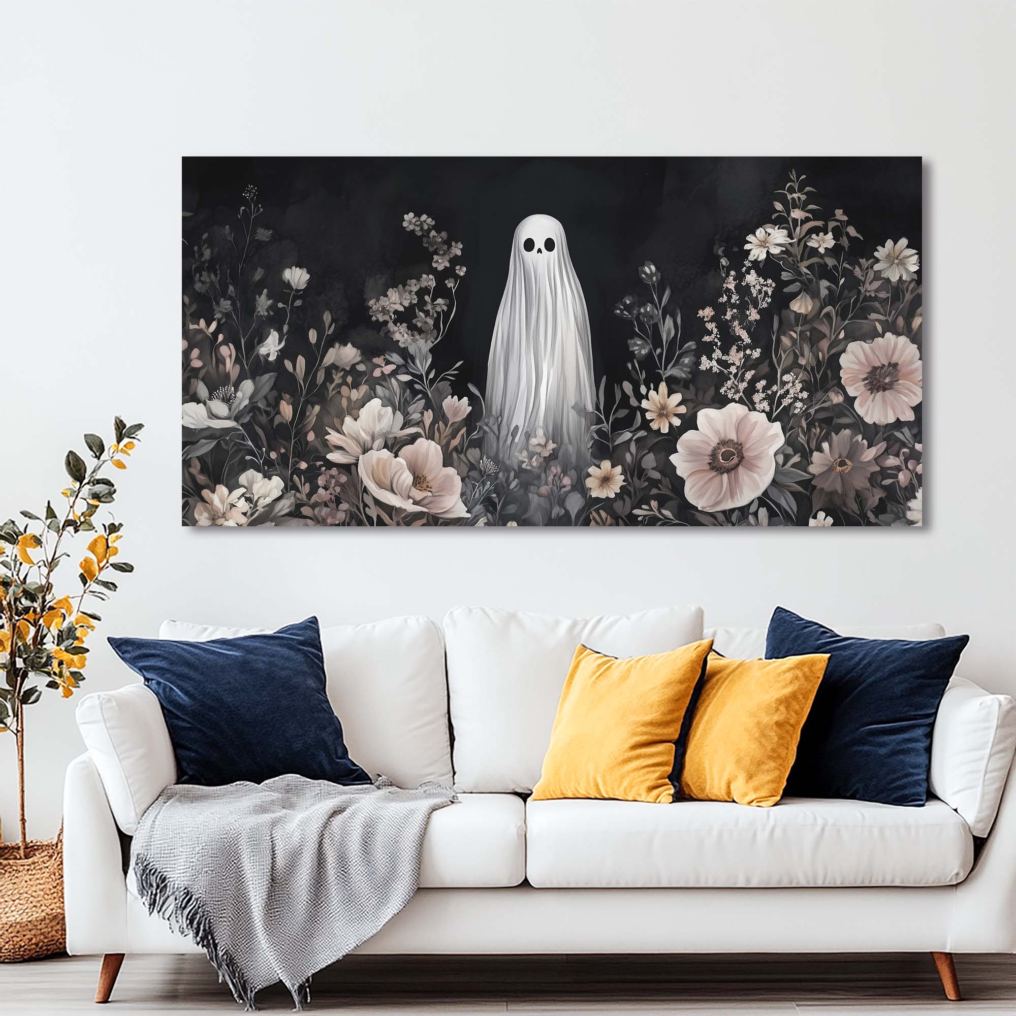 Pink Floral Wall Art for Living Room Canvas Painting Prints Art Deco Artwork Office Bedroom Decor