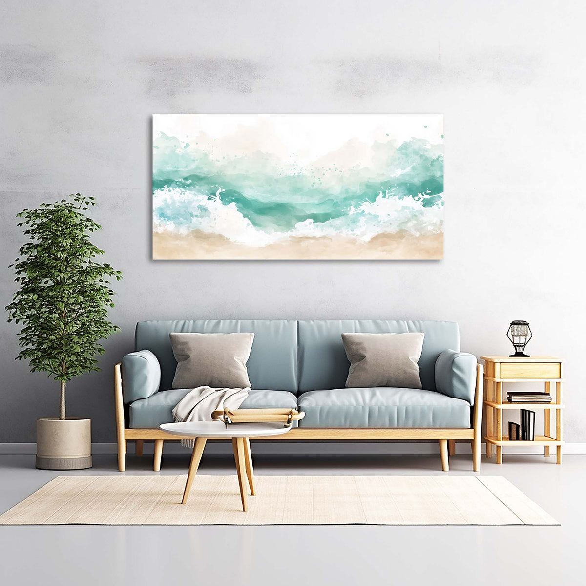 Beige Wildlife Nature Wall Art Modern Canvas Painting Prints Artwork Office Hallway Bedroom Living Room Decor
