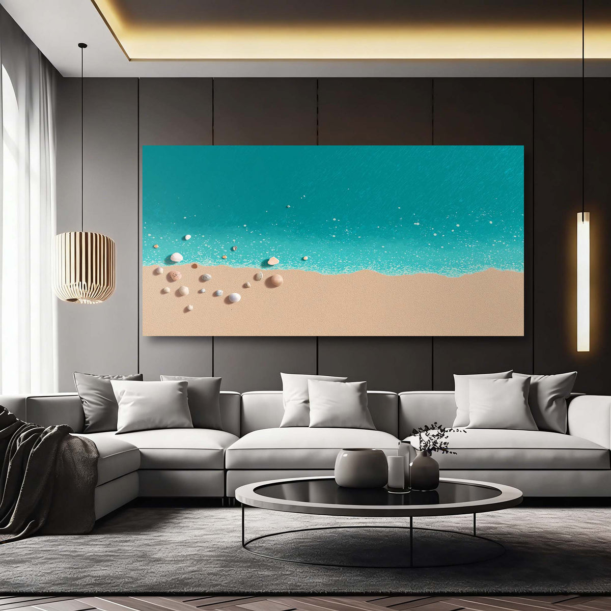 Beige Wildlife Nature Canvas Wall Art for Living Room Prints Artwork Bedroom Office Decor