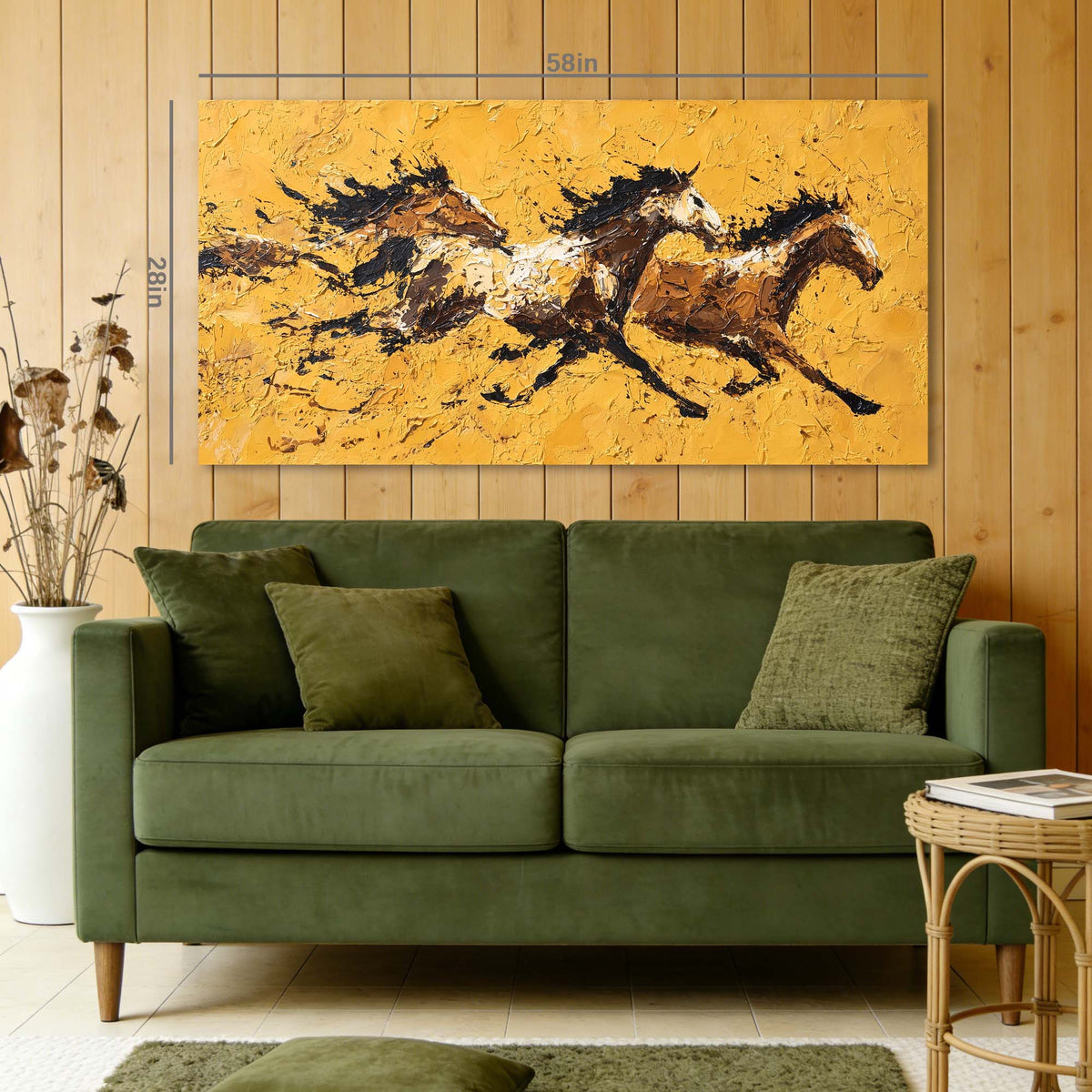 Black Rustic Nature Canvas Wall Art for Living Room Prints Artwork Bedroom Office Decor