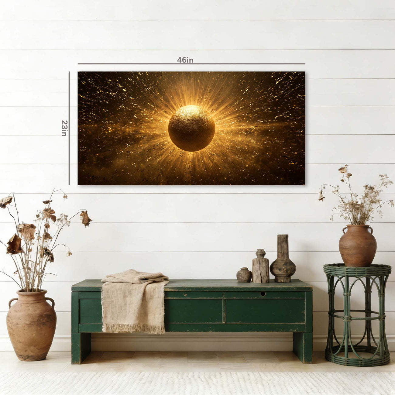 Brown Mysterious Abstract Wall Art for Living Room Canvas Painting Prints Artwork Family Bedroom Office Decor