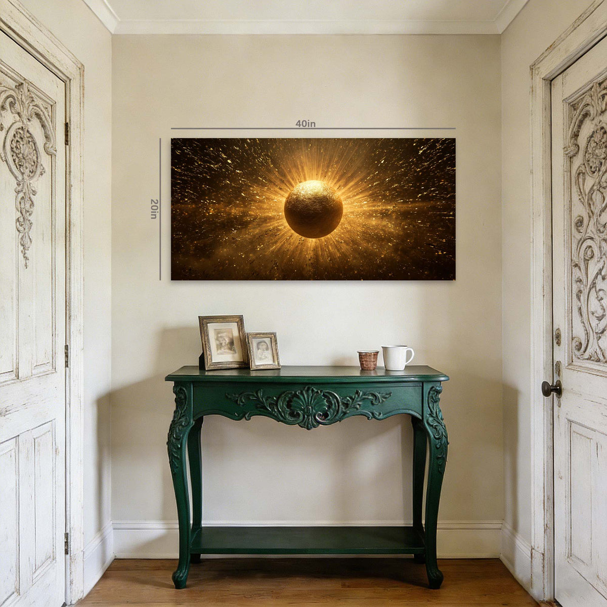 Brown Mysterious Abstract Wall Art for Living Room Canvas Painting Prints Artwork Family Bedroom Office Decor