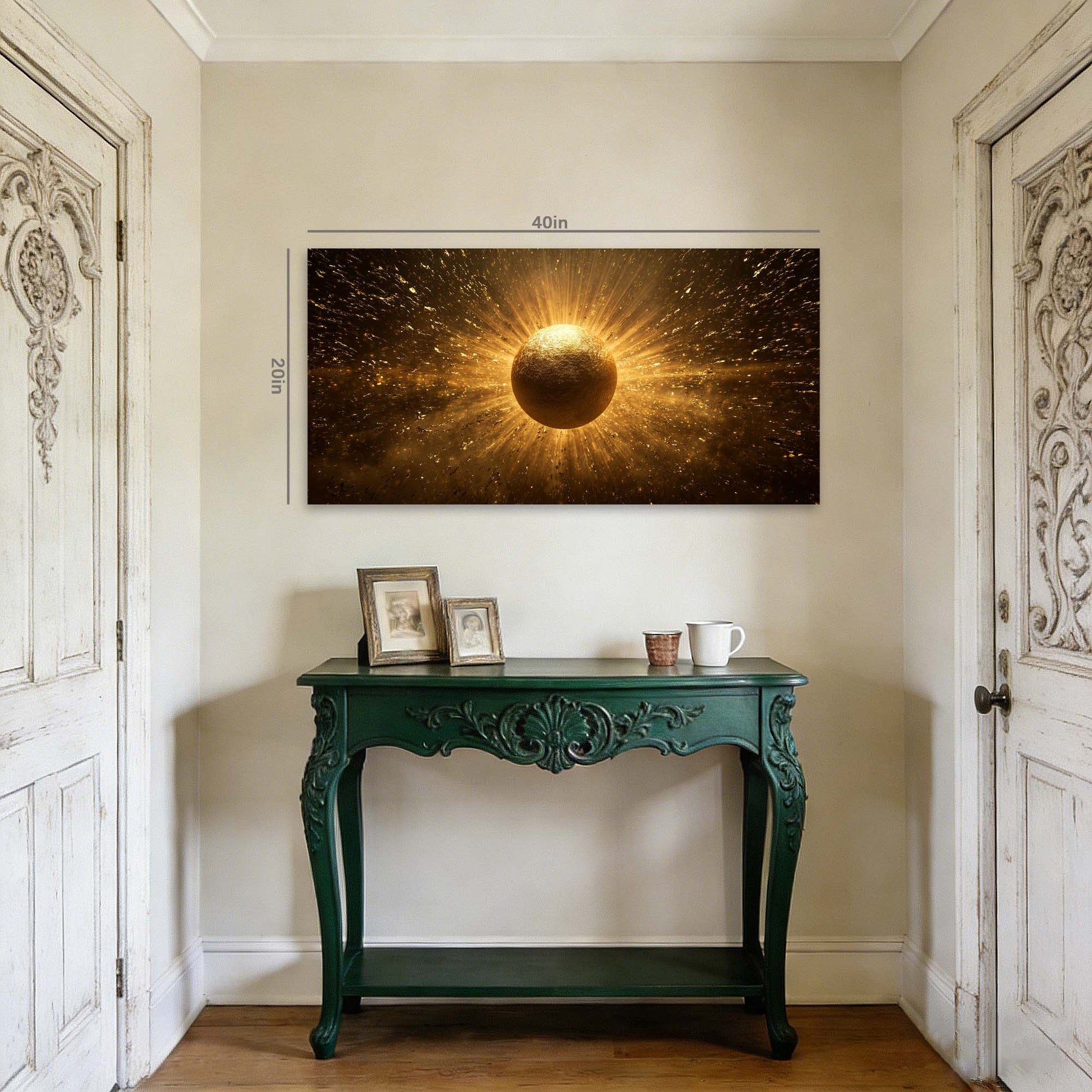 Brown Mysterious Abstract Wall Art for Living Room Canvas Painting Prints Artwork Family Bedroom Office Decor