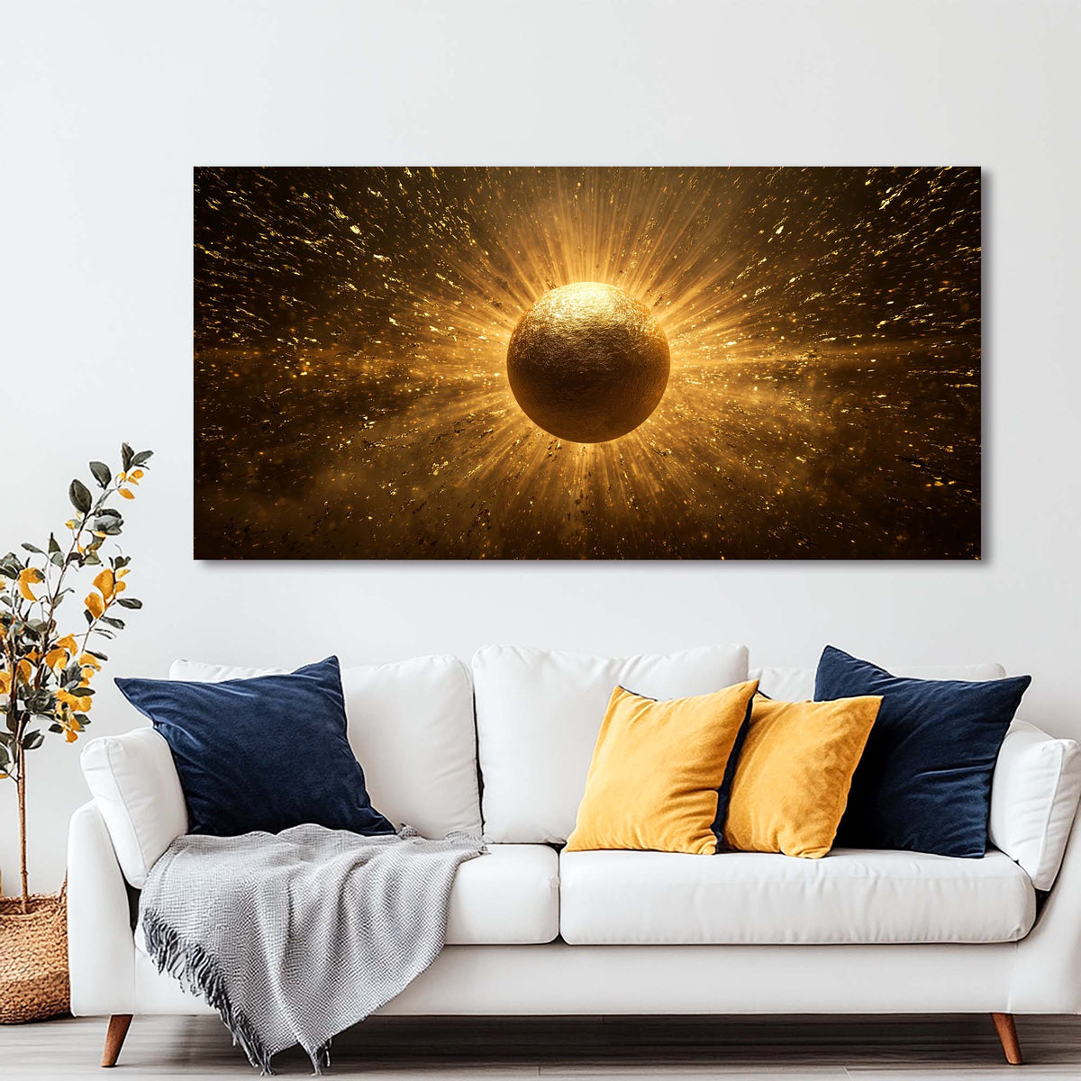 Brown Mysterious Abstract Wall Art for Living Room Canvas Painting Prints Artwork Family Bedroom Office Decor