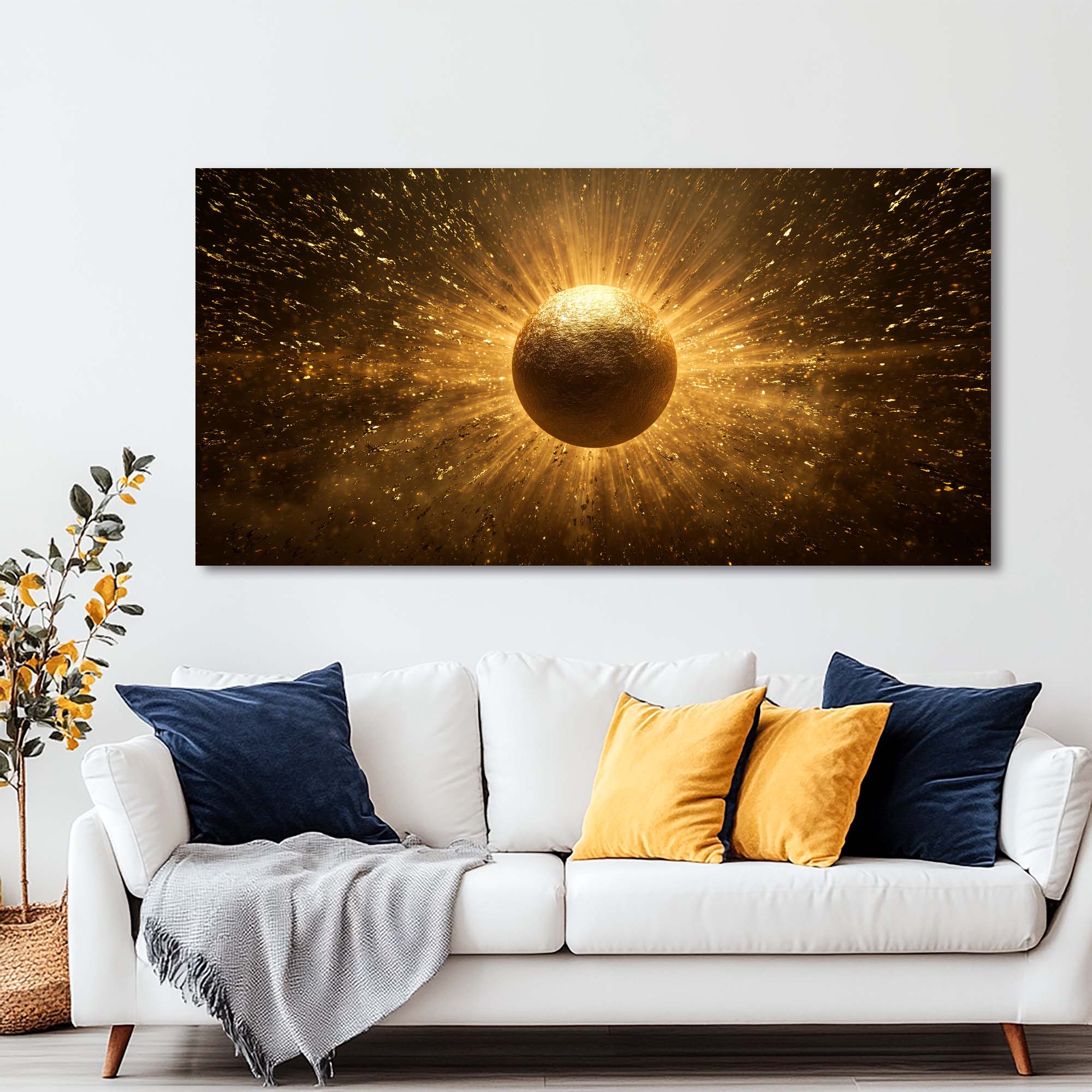 Brown Mysterious Abstract Wall Art for Living Room Canvas Painting Prints Artwork Family Bedroom Office Decor