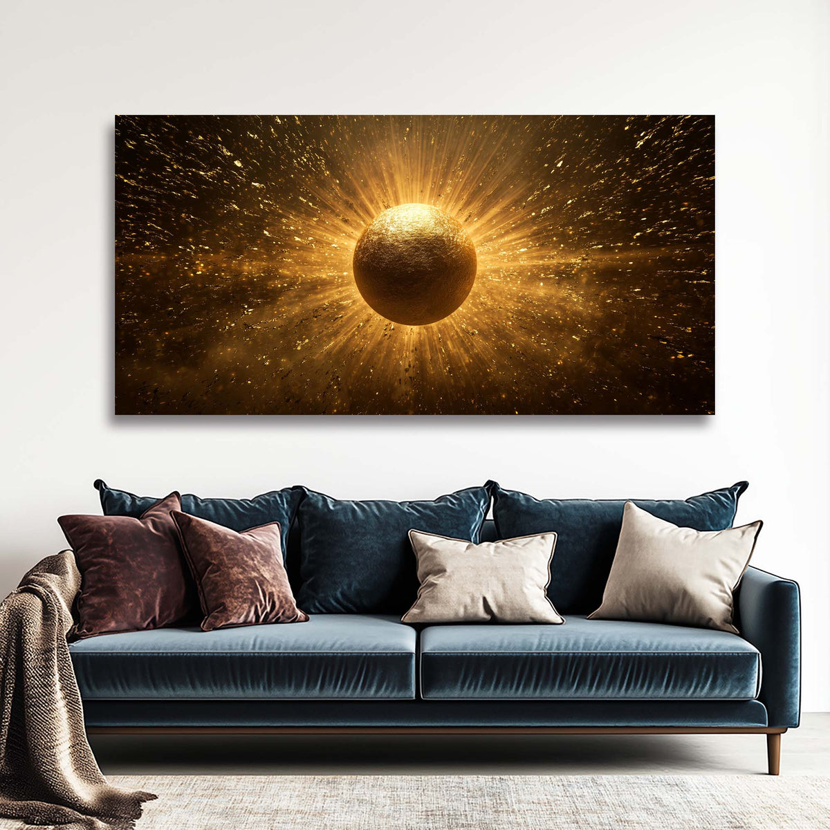 Brown Mysterious Abstract Wall Art for Living Room Canvas Painting Prints Artwork Family Bedroom Office Decor