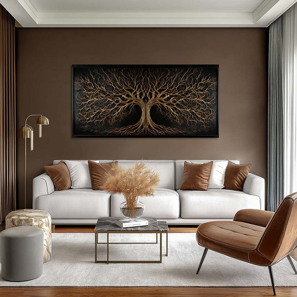 Black Mysterious Nature Wall Art Canvas Painting Prints Artwor Office Bedroom Living Room Decor