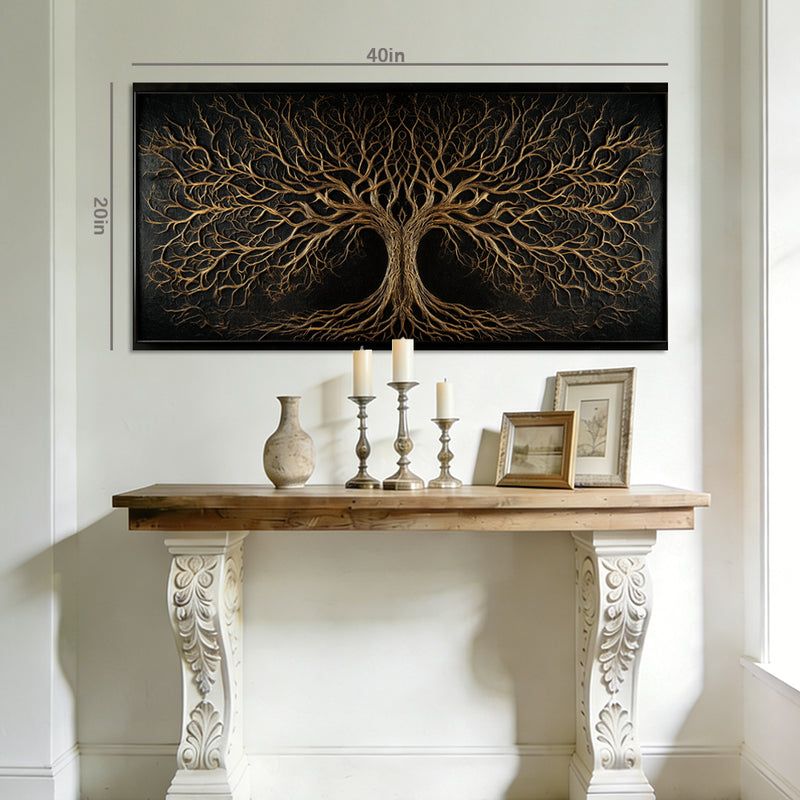 Black Mysterious Nature Wall Art Canvas Painting Prints Artwor Office Bedroom Living Room Decor