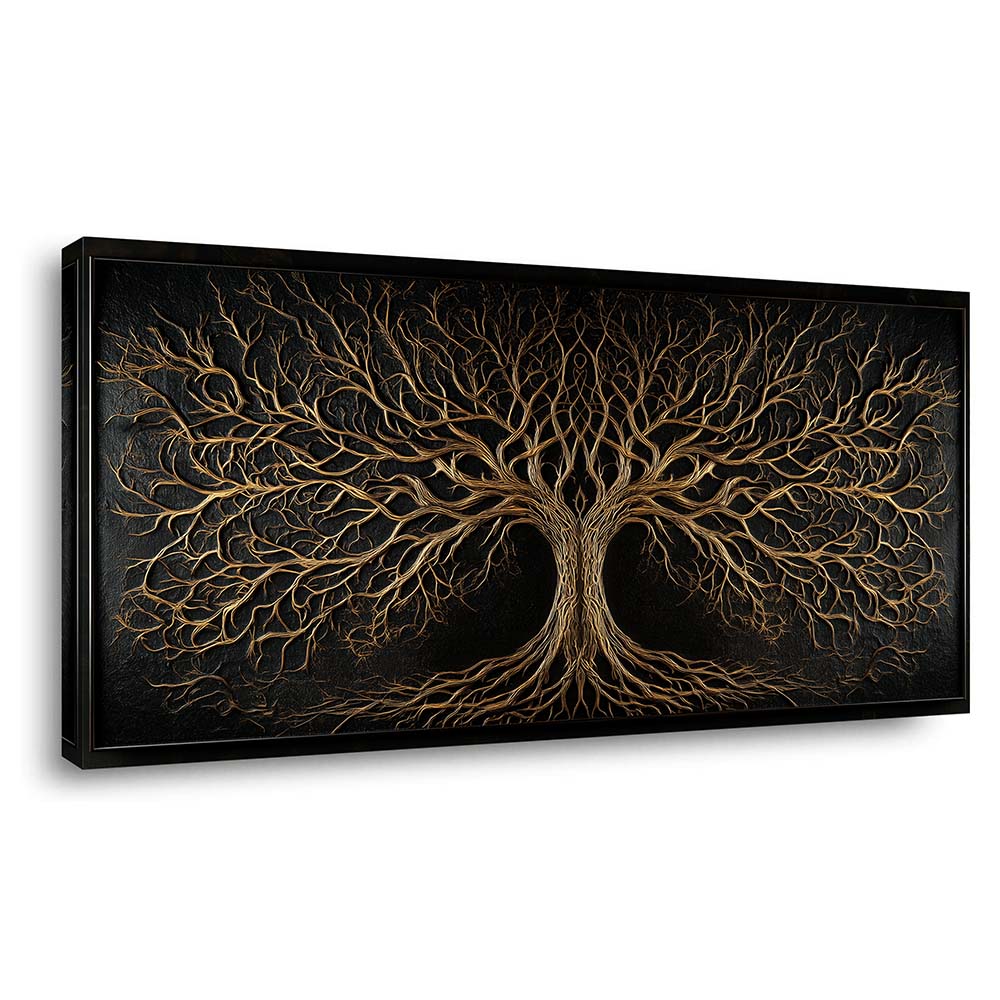 Black Mysterious Nature Wall Art Canvas Painting Prints Artwor Office Bedroom Living Room Decor
