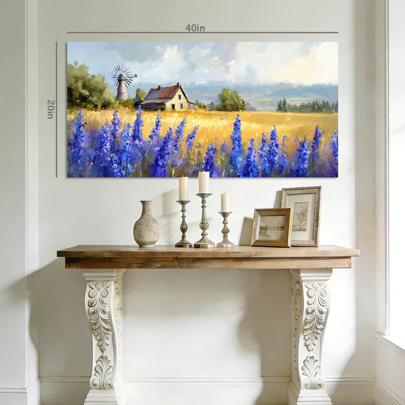 White Country Nature Wall Art Modern Canvas Painting Prints Artwork Office Hallway Bedroom Living Room Decor
