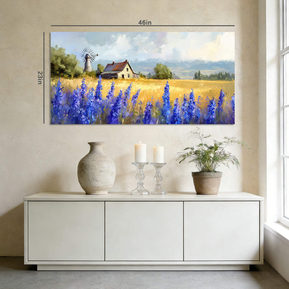 White Country Nature Wall Art Modern Canvas Painting Prints Artwork Office Hallway Bedroom Living Room Decor