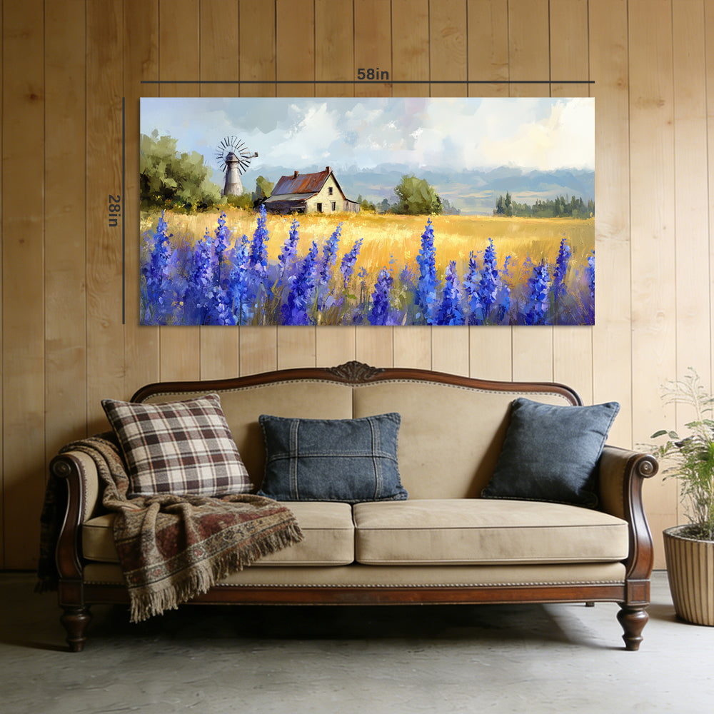 White Country Nature Wall Art Modern Canvas Painting Prints Artwork Office Hallway Bedroom Living Room Decor