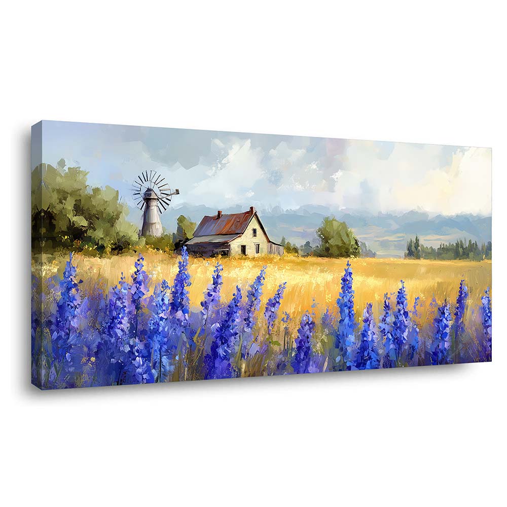 White Country Nature Wall Art Modern Canvas Painting Prints Artwork Office Hallway Bedroom Living Room Decor