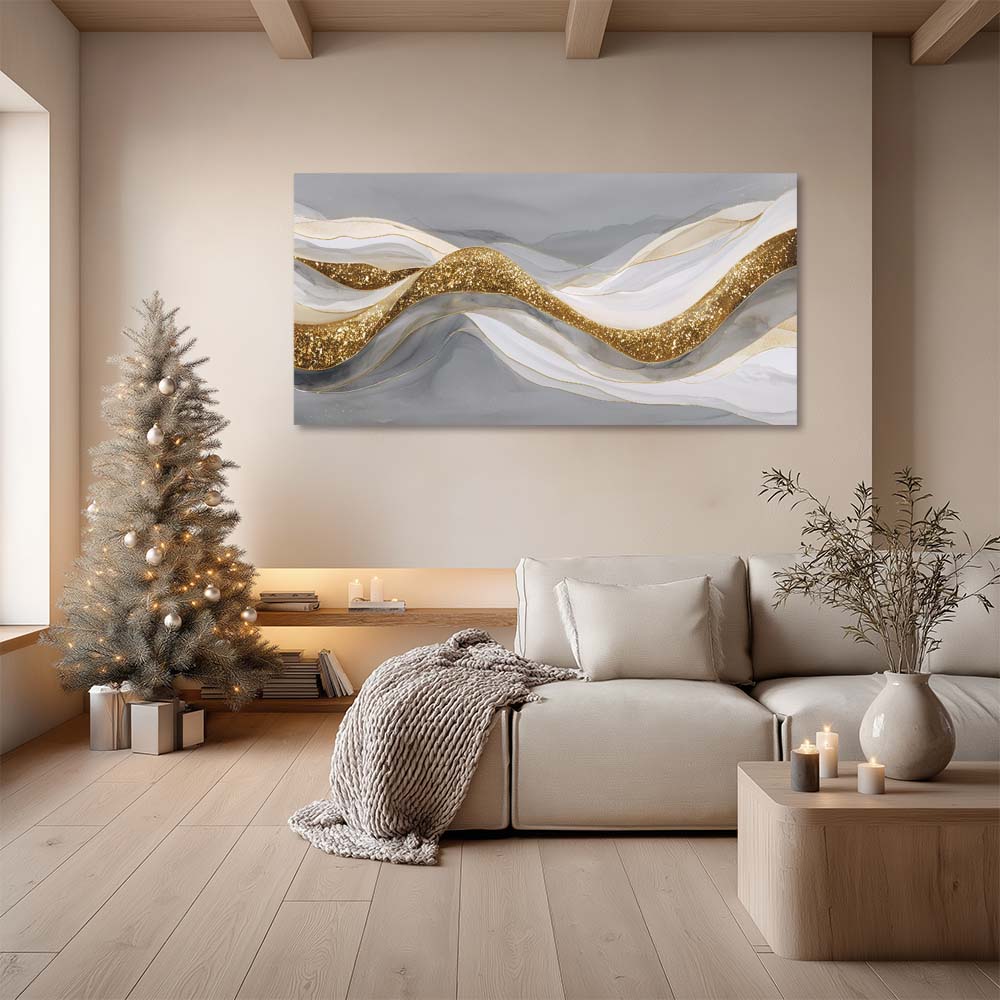 Gray Black and White Abstract Wall Art Art Deco Painting Prints Canvas Artwork Living Room Family Bedroom Office Decor