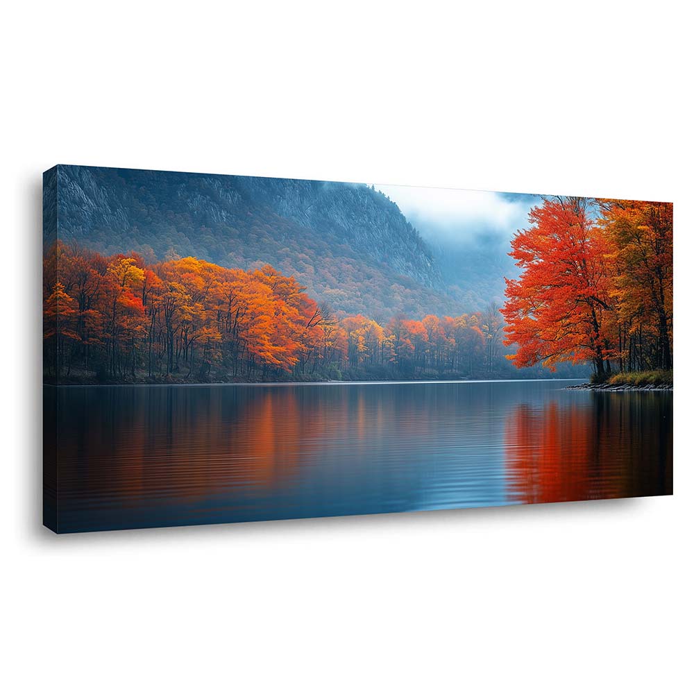 Red Mysterious Nature Wall Art for Living Room Canvas Painting Prints Artwork Family Bedroom Office Decor