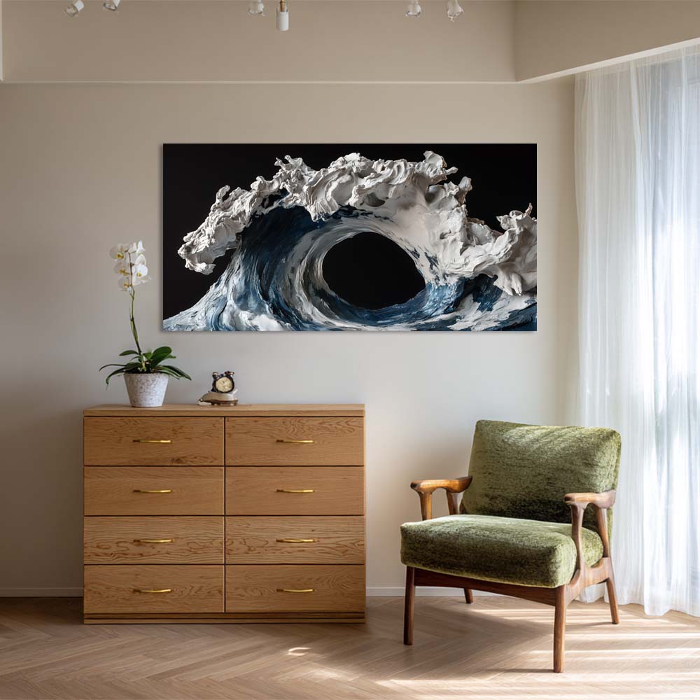 Black Black and White Abstract Wall Art Art Deco Painting Prints Canvas Artwork Living Room Family Bedroom Office Decor