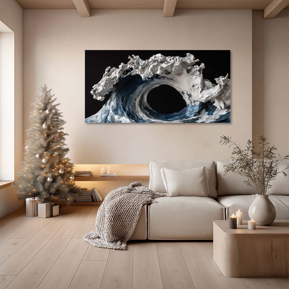 Black Black and White Abstract Wall Art Art Deco Painting Prints Canvas Artwork Living Room Family Bedroom Office Decor