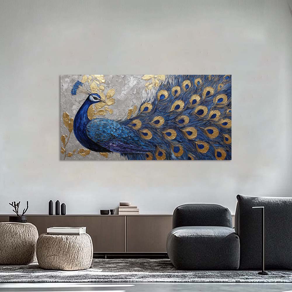 Red Wildlife Nature Wall Art Art Deco Painting Prints Canvas Artwork Living Room Family Bedroom Office Decor