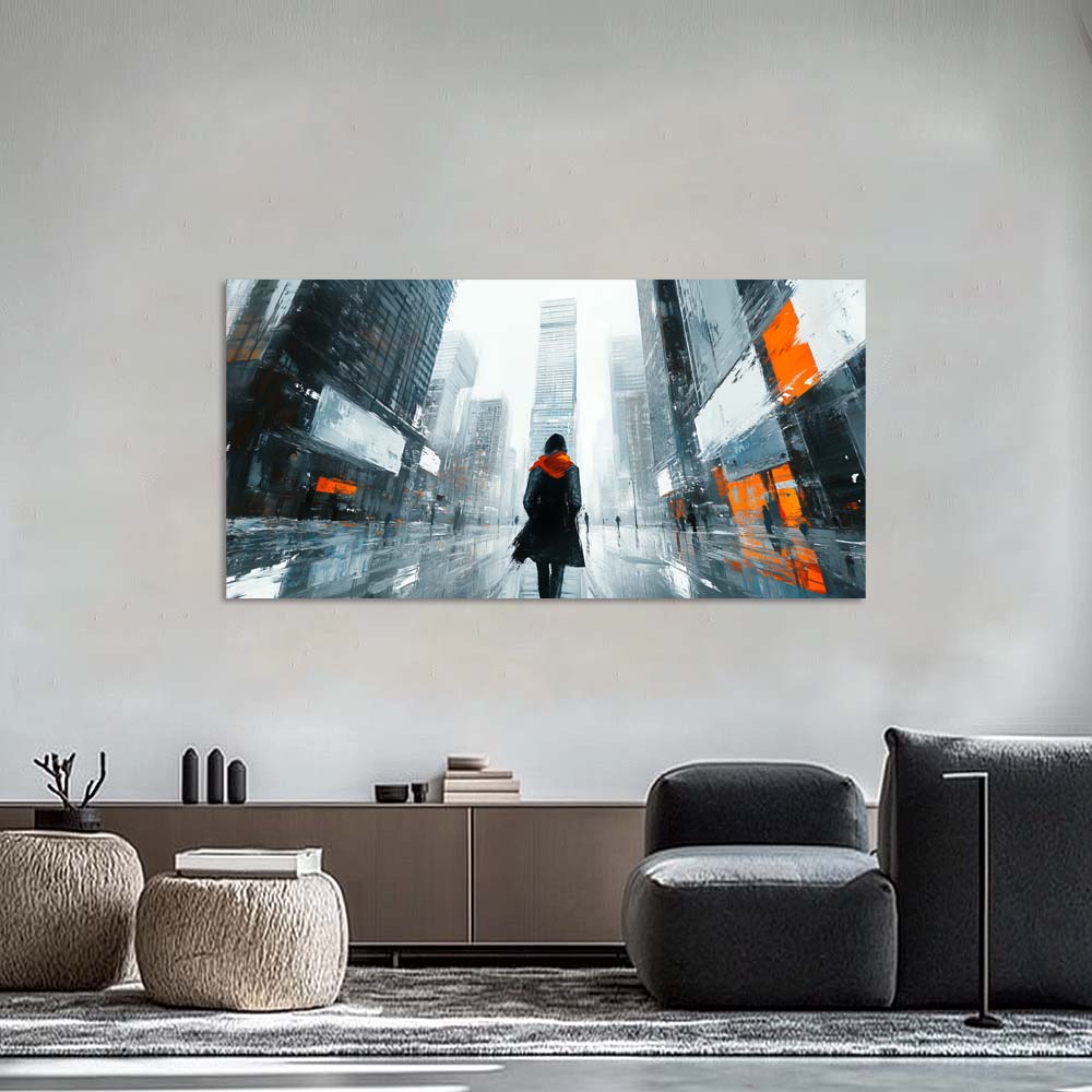 Khaki Abstract Wall Art for Living Room Canvas Painting Prints Art Deco Artwork Office Bedroom Decor
