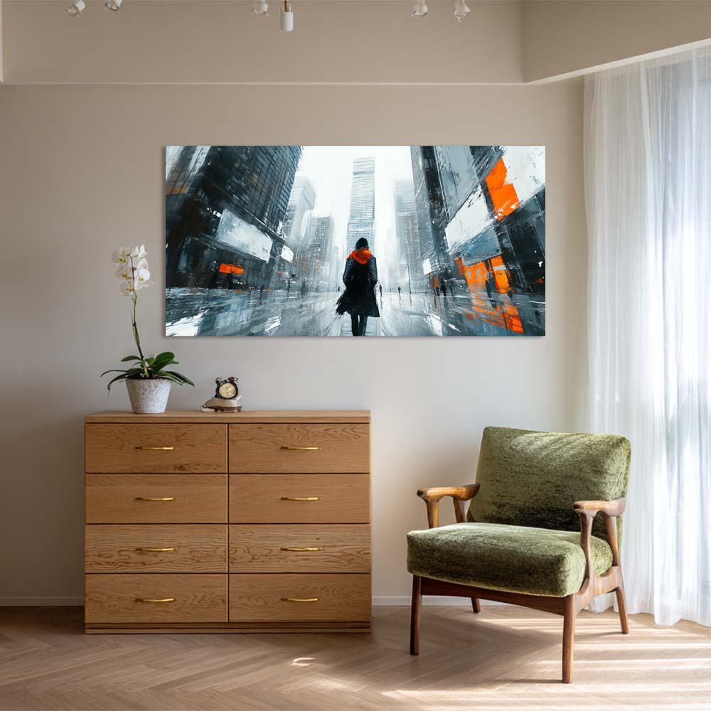 Khaki Abstract Wall Art for Living Room Canvas Painting Prints Art Deco Artwork Office Bedroom Decor