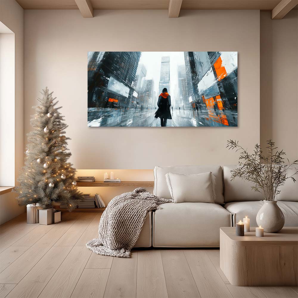 Khaki Abstract Wall Art for Living Room Canvas Painting Prints Art Deco Artwork Office Bedroom Decor