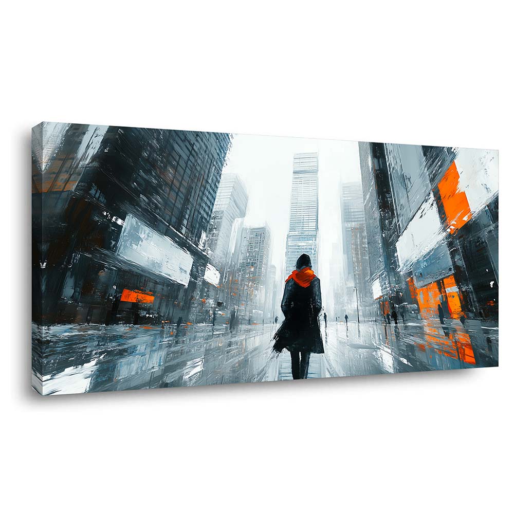 Khaki Abstract Canvas Wall Art for Living Room
