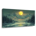 Yellow Mysterious Nature Wall Art Canvas Painting Prints Artwor Office Bedroom Living Room Decor