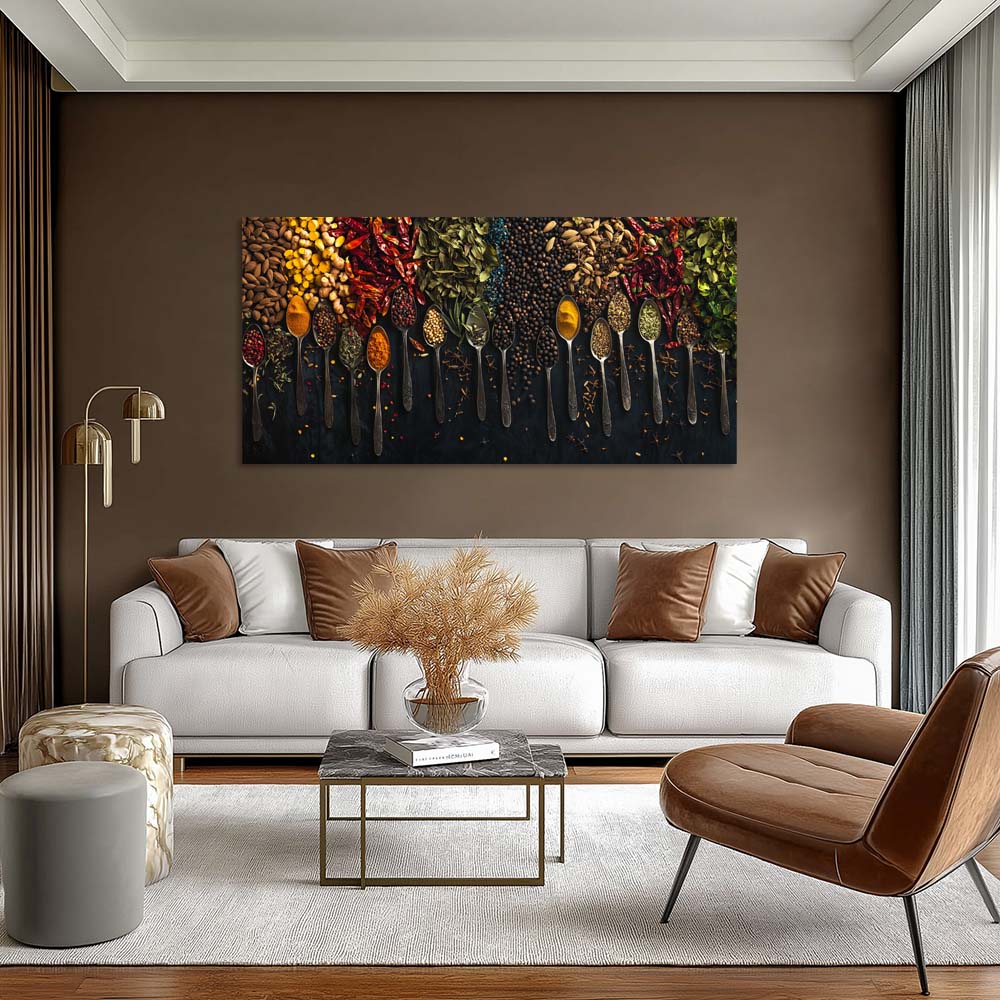 Brown Abstract Wall Art for Living Room Canvas Painting Prints Art Deco Artwork Office Bedroom Decor